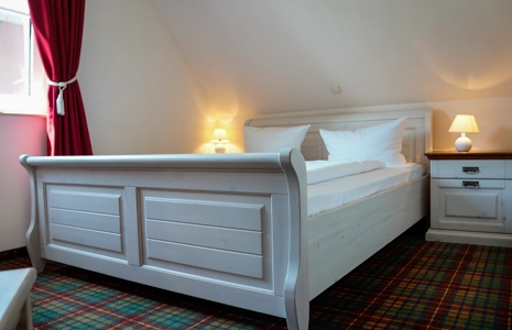 Zimmer im Ferienhof mit Doppelbett